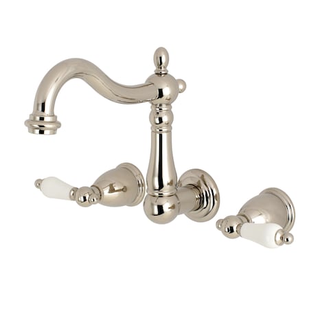 KS1256PL 8-Inch Center Wall Mount Bathroom Faucet